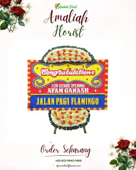 Sewa Papan Bunga Mahabang
